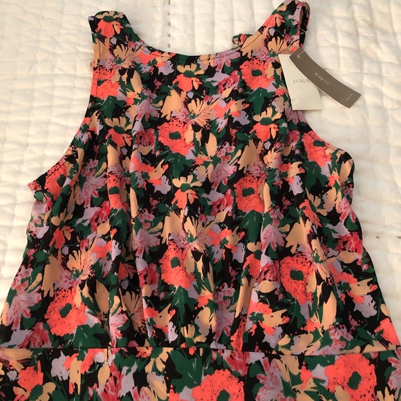 Mercantile Neon Floral Ruched-Waist Dress - Picture 3 of 7